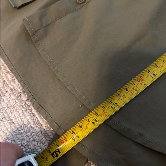 Victoria’s Secret Olive Shirt Dress Belted Size 2 - Picture 9 of 10